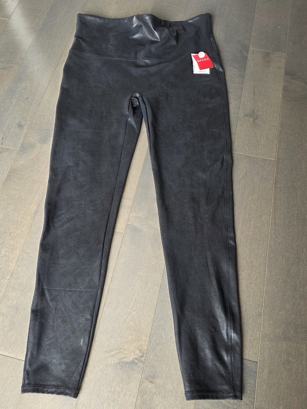 Spanx Faux Leather Leggings Tall Black Size 3X